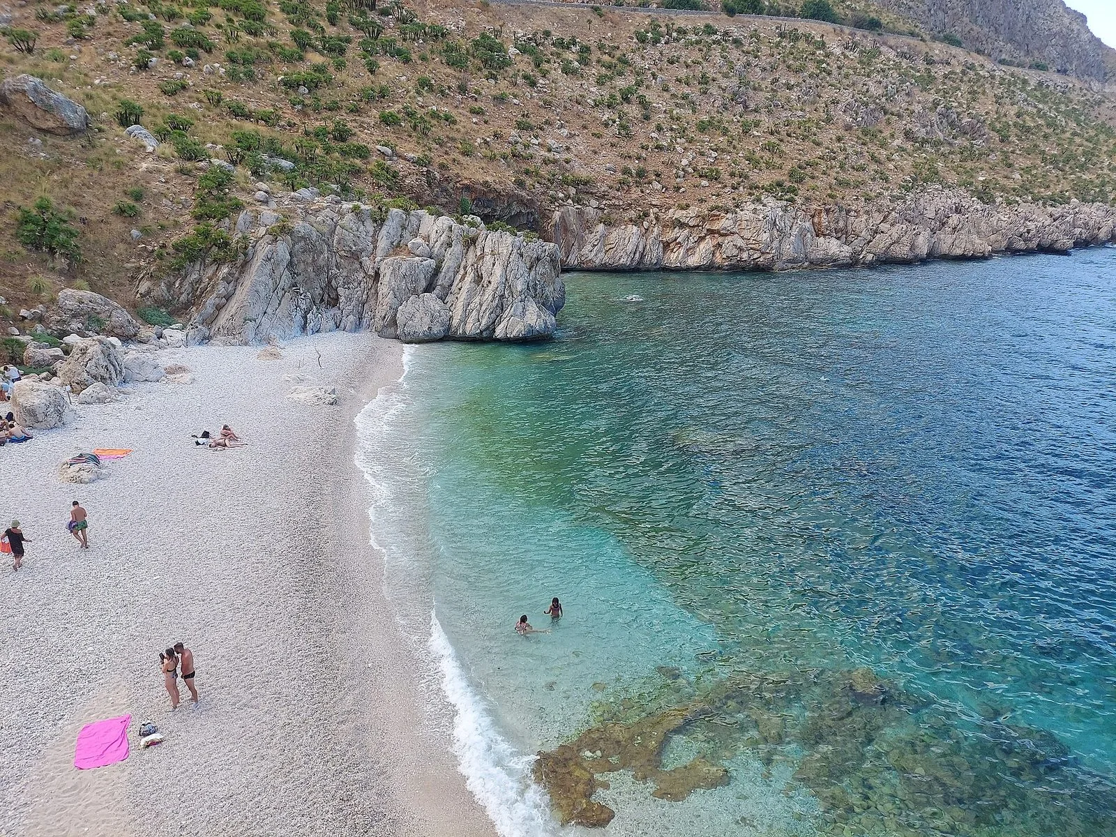 Cala Tonnarella dell'Uzzo, Riserva dello Zingaro